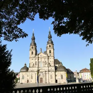 Fuldaer Dom im Sonnenschein.