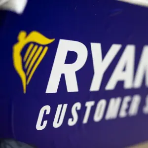 Das Logo von Ryanair