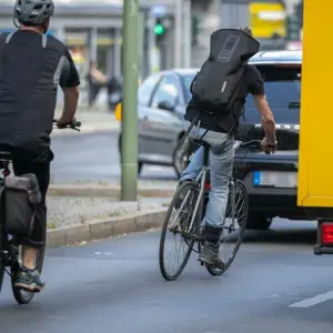 Radfahrer in Berlin