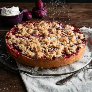 Zwetschgenkuchen mit Streusel