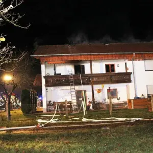 Wohnhausbrand in Oberbayern