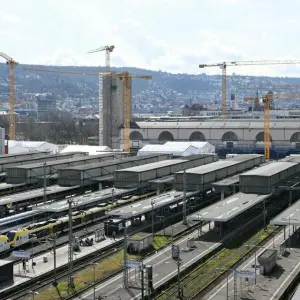 Baustelle Bahnprojekt Stuttgart 21