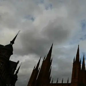 Wolken über Wiesbaden