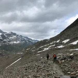 Moränenlandschaft in den Ötztaler Alpen
