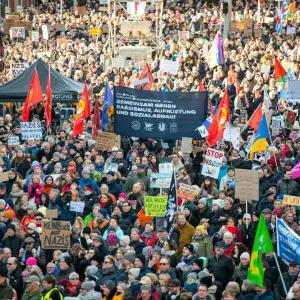 Demonstrationen gegen Rechtsextremismus - Hamburg