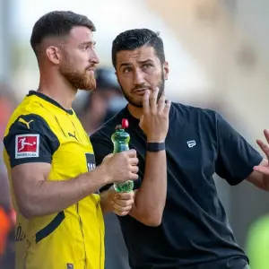 Salih Özcan (l.) und Nuri Sahin.