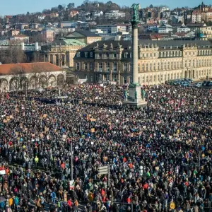 Demonstrationen gegen Rechtsextremismus - Stuttgart