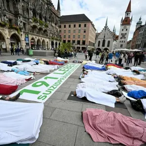 Aktion zum Welttag der Suizidprävention - München