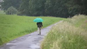 Regen und Gewitter in Rheinland-Pfalz und dem Saarland