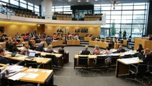 Sitzung Landtag Thüringen mit zweiter Haushaltsberatung