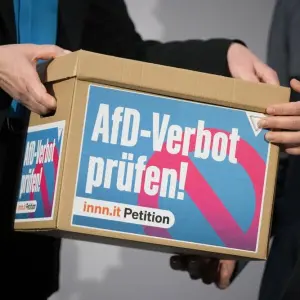 Übergabe der Petition «AfD-Verbot prüfen!»