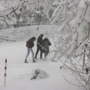 Wintereinbruch in Hessen