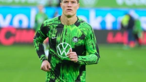 Kevin Behrens vom VfL Wolfsburg