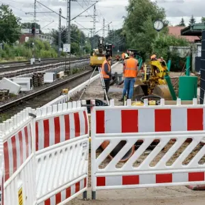 Pressetermin Bahn zum Thema Instandhaltung Hamburg-Berlin