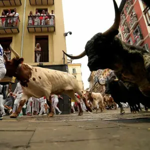 Sanfermín-Fest in Pamplona