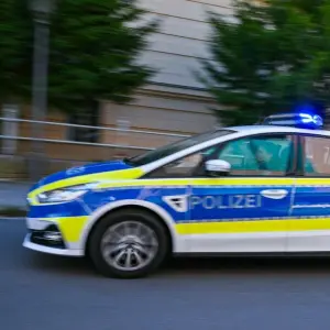 Polizeistreife im Einsatz