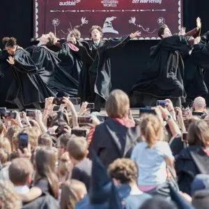 Harry-Potter-Darsteller auf der Bühne in Hamburg