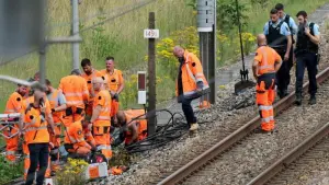 Paris 2024 - Brandanschläge auf Schnellzugnetz in Frankreich