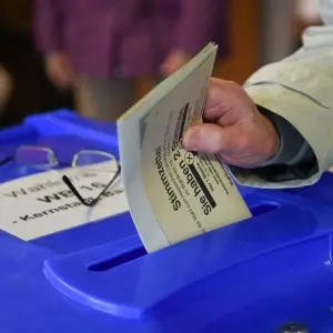 Landtagswahl - Stimmabgabe