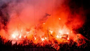 Pyrotechnik im Stadion