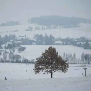 Winterwetter in Sachsen