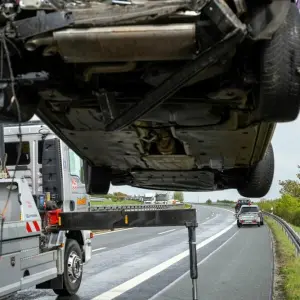 Massenkarambolage auf der A70