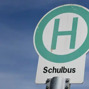 Haltestelle für einen Schulbus