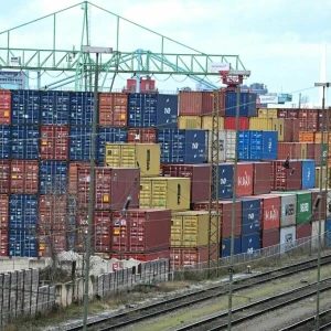 Container im Hafen