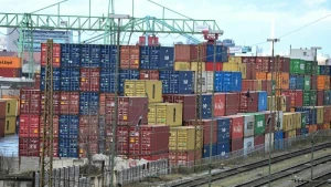 Container im Hafen