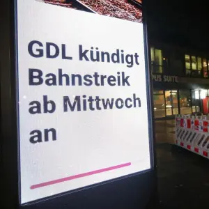 GDL streikt ab Mittwochabend