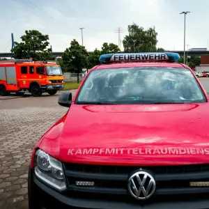 Bombenentschärfung im Hamburger Hafen