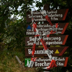 Großbrand am Brocken im Harz