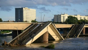 Nach Einsturz der Carolabrücke