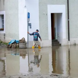 Hochwasserlage in Passau