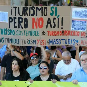 Demo gegen Massentourismus auf Mallorca