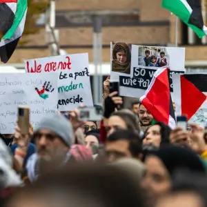 Nahostkonflikt - Pro-Palästina-Kundgebung in Gießen
