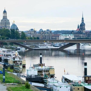 Carolabrücke in Dresden eingestürzt