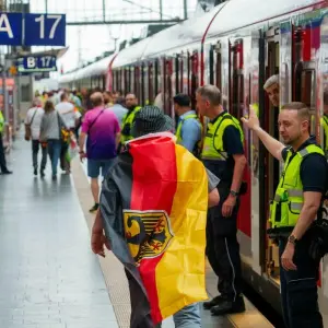 Bahnfahren während der EM