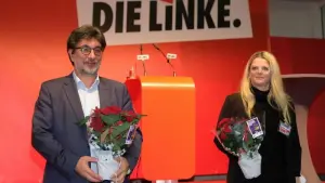 Führungsduo der sächsischen Linken
