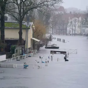 Hochwasser in Schleswig-Holstein - Lübeck