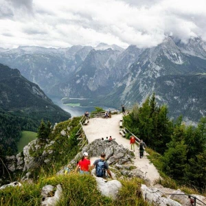 Blick vom Gipfel des Jenner auf den Königssee