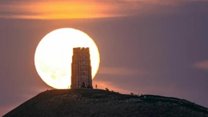 Supermond in Großbritannien