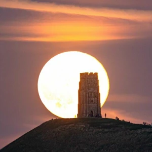 Supermond in Großbritannien