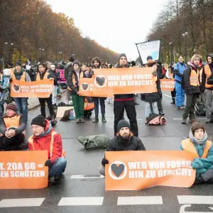 Protestaktion von Klimaaktivisten