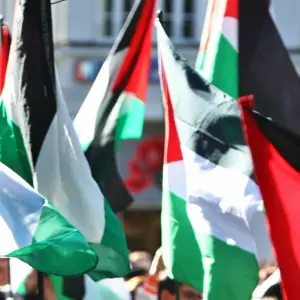 Nahostkonflikt - propalästinensische Demonstration