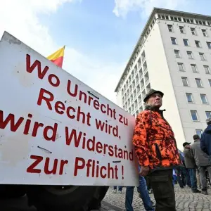 Thüringer Landtag - Demonstration