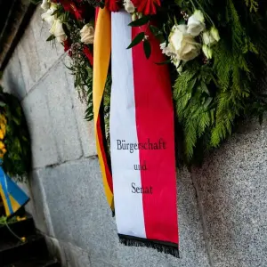 Jahrestag Kriegsbeginn Ukraine - Hamburg