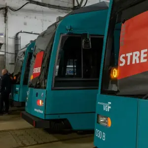 Warnstreiks im öffentlichen Nahverkehr - Frankfurt am Main