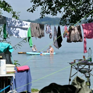 Volle Campingplätze in Oberbayern