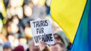 Ukraine-Krieg - Zweiter Jahrestag Kriegsbeginn - Frankfurt